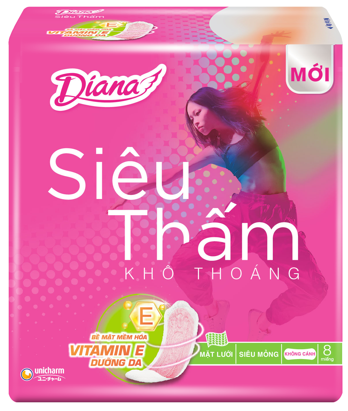 Diana Siêu Thấm Siêu Mỏng Không Cánh